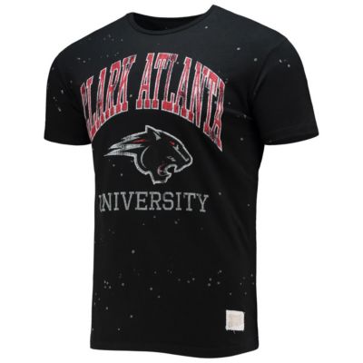 Clark Atlanta Panthers NCAA University Bleach Splatter T-Shirt