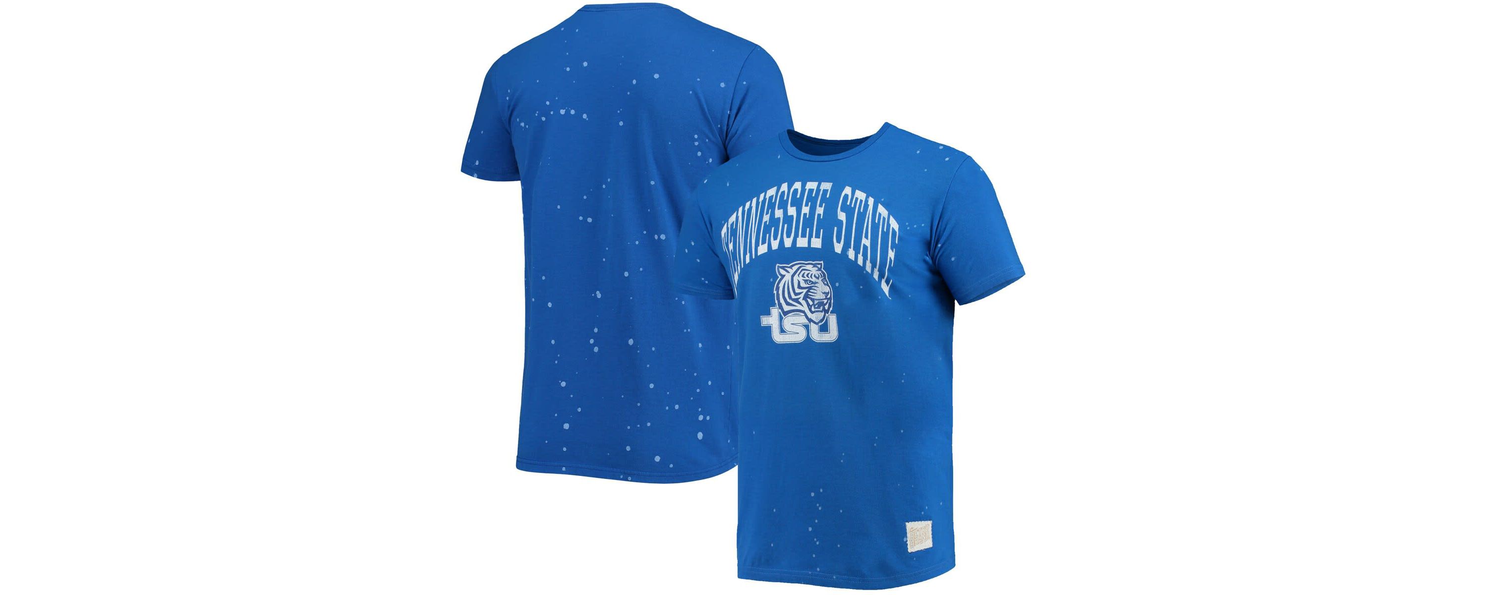 NCAA Tennessee State Tigers Bleach Splatter T-Shirt