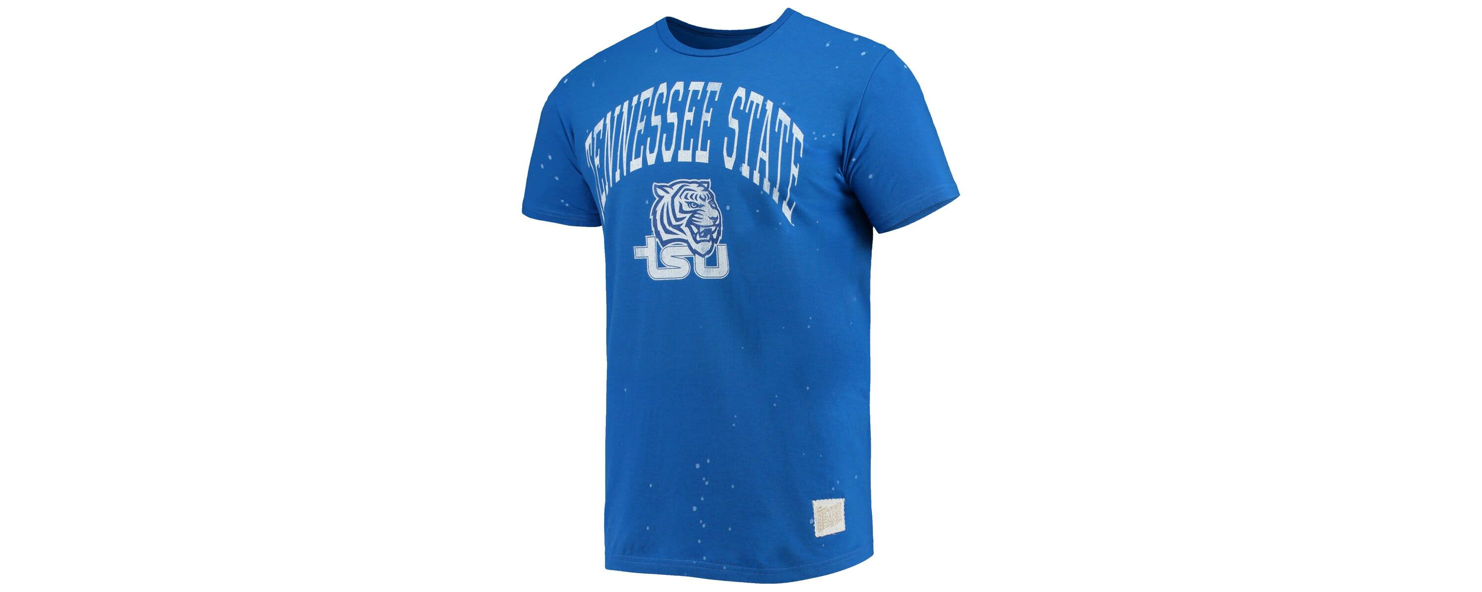 NCAA Tennessee State Tigers Bleach Splatter T-Shirt