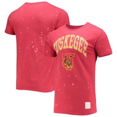 NCAA Tuskegee Golden Tigers Bleach Splatter T-Shirt