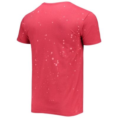 NCAA Tuskegee Golden Tigers Bleach Splatter T-Shirt