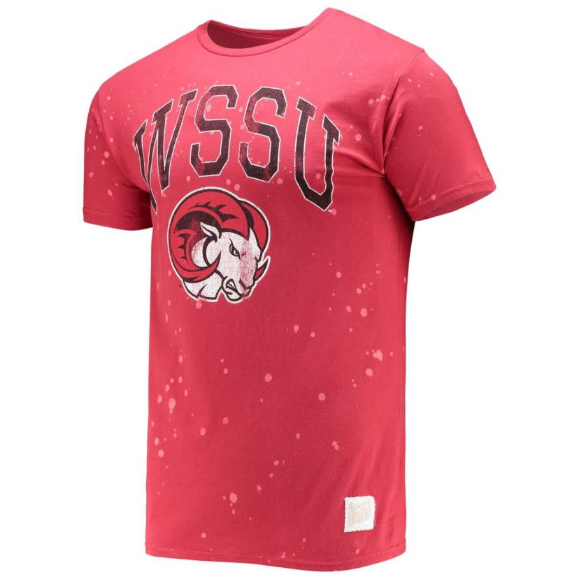 NCAA Winston-Salem State Rams Bleach Splatter T-Shirt