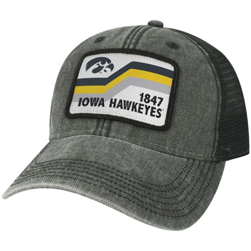 NCAA Iowa Hawkeyes Sun & Bars Dashboard Trucker Snapback Hat