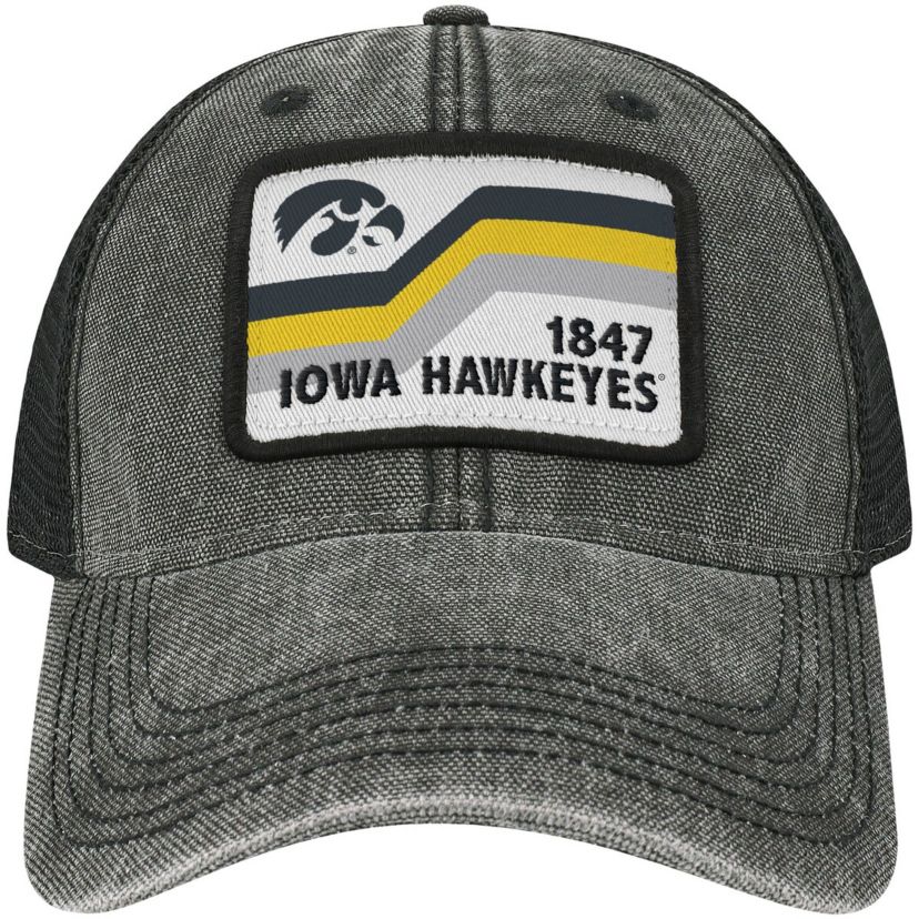 NCAA Iowa Hawkeyes Sun & Bars Dashboard Trucker Snapback Hat