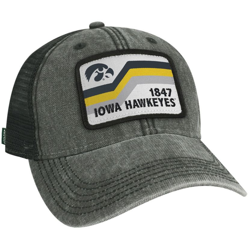 NCAA Iowa Hawkeyes Sun & Bars Dashboard Trucker Snapback Hat