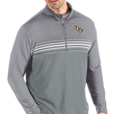 NCAA Steel/Gray UCF Knights Pace Quarter-Zip Pullover Jacket
