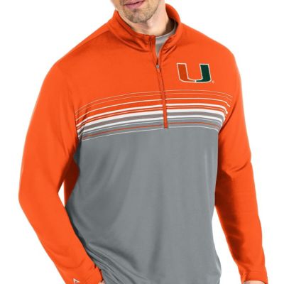 Miami (FL) Hurricanes NCAA Pace Quarter-Zip Pullover Jacket