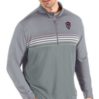 NCAA Steel/Gray NC State Wolfpack Pace Quarter-Zip Pullover Jacket