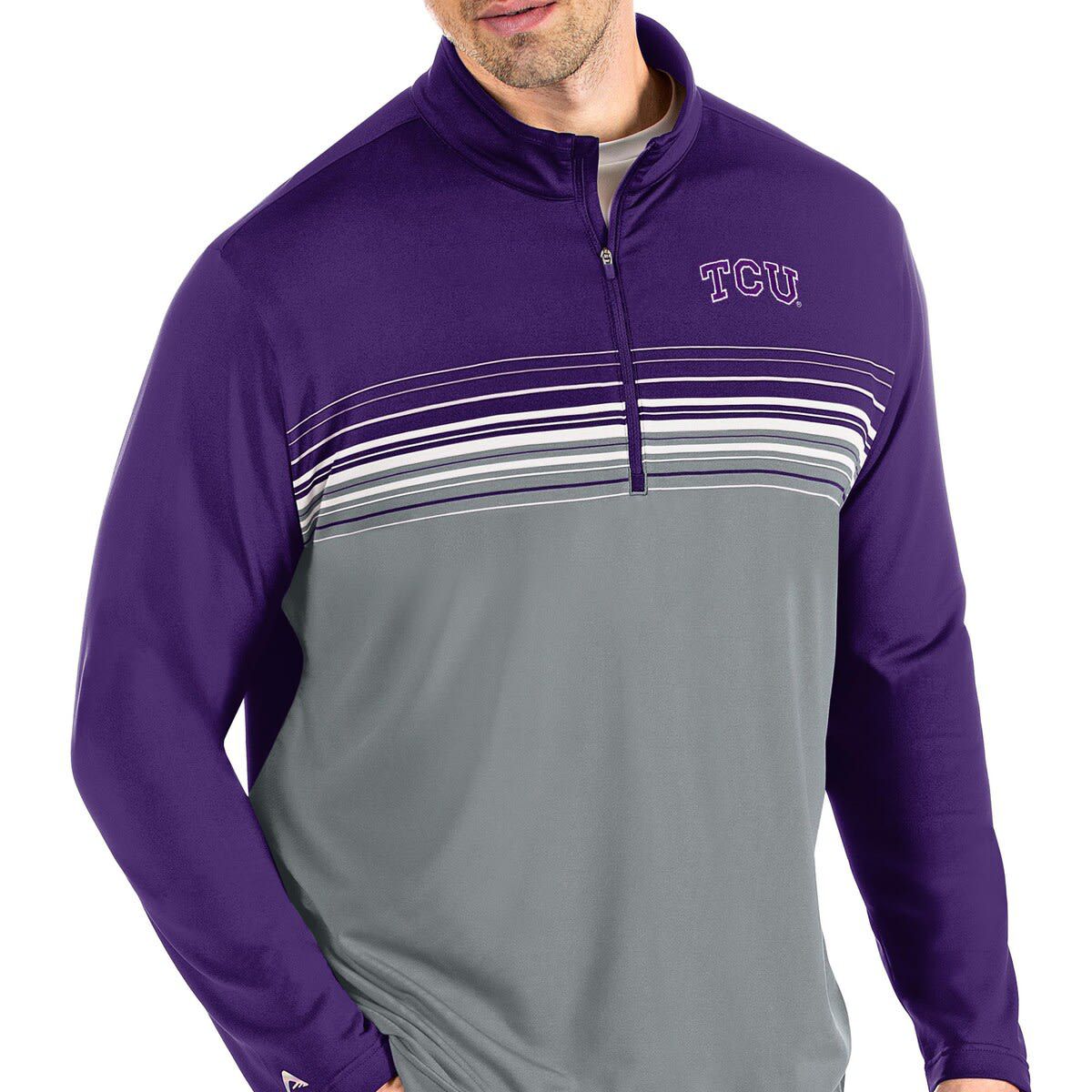 NCAA TCU Horned Frogs Pace Quarter-Zip Pullover Jacket