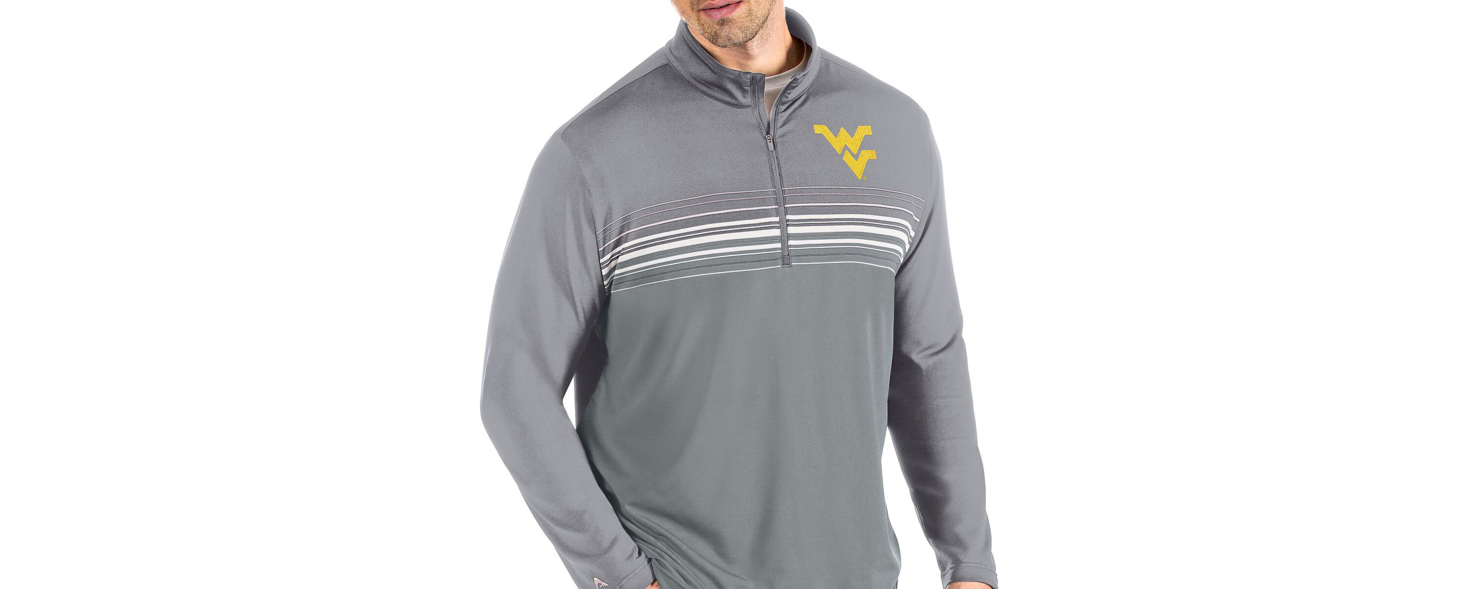 NCAA West Virginia Mountaineers Pace Quarter-Zip Pullover Jacket
