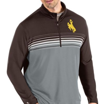NCAA Wyoming Cowboys Pace Quarter-Zip Pullover Jacket