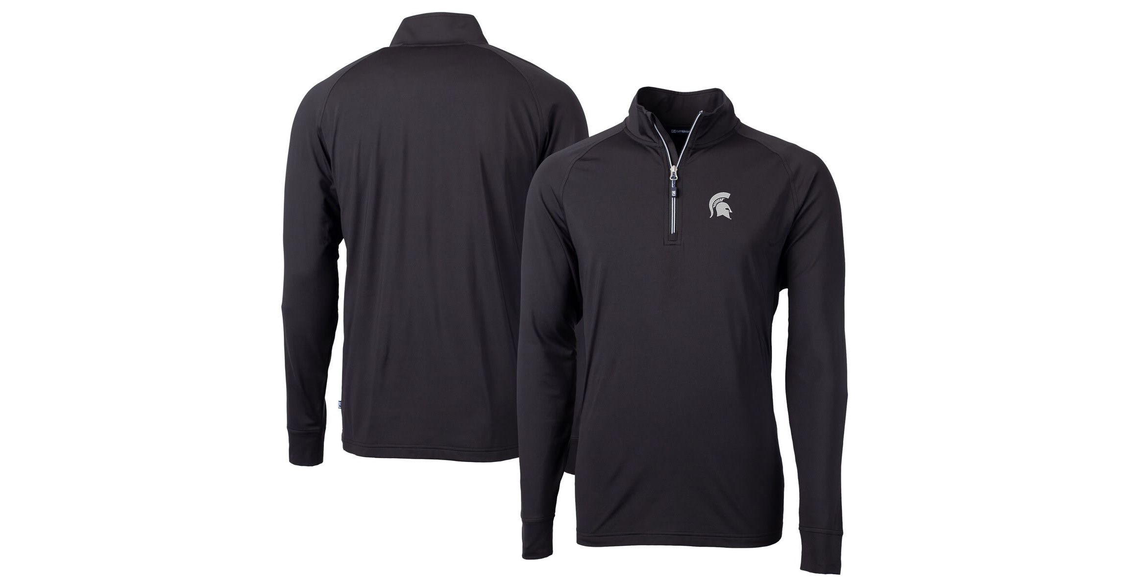 NCAA Michigan State Spartans Adapt Eco Knit Quarter-Zip Pullover Jacket