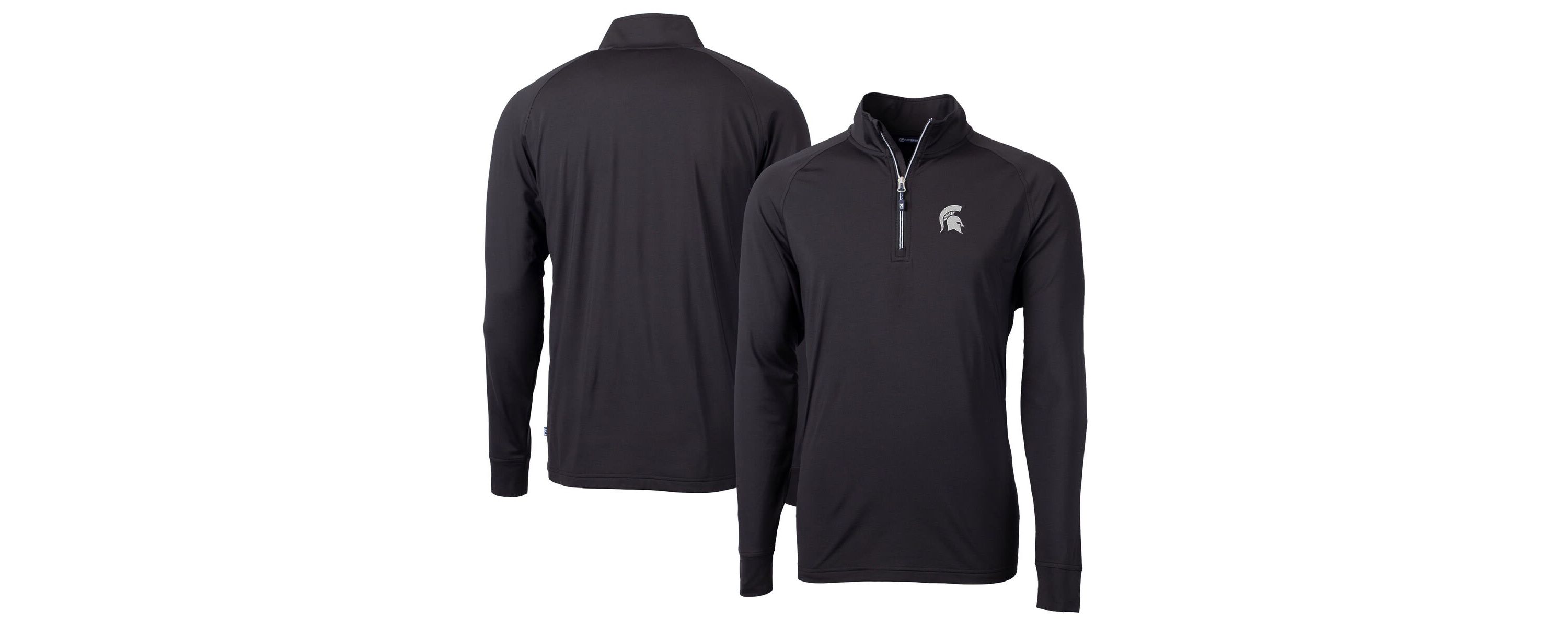 NCAA Michigan State Spartans Adapt Eco Knit Quarter-Zip Pullover Jacket