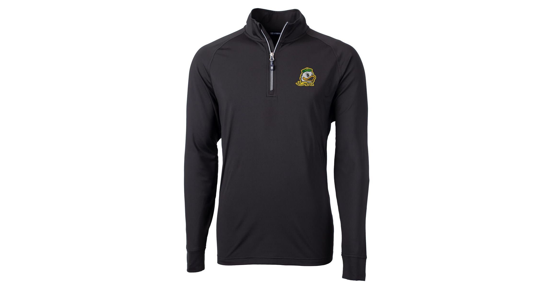 NCAA Oregon Ducks Adapt Eco Knit Quarter-Zip Pullover Jacket