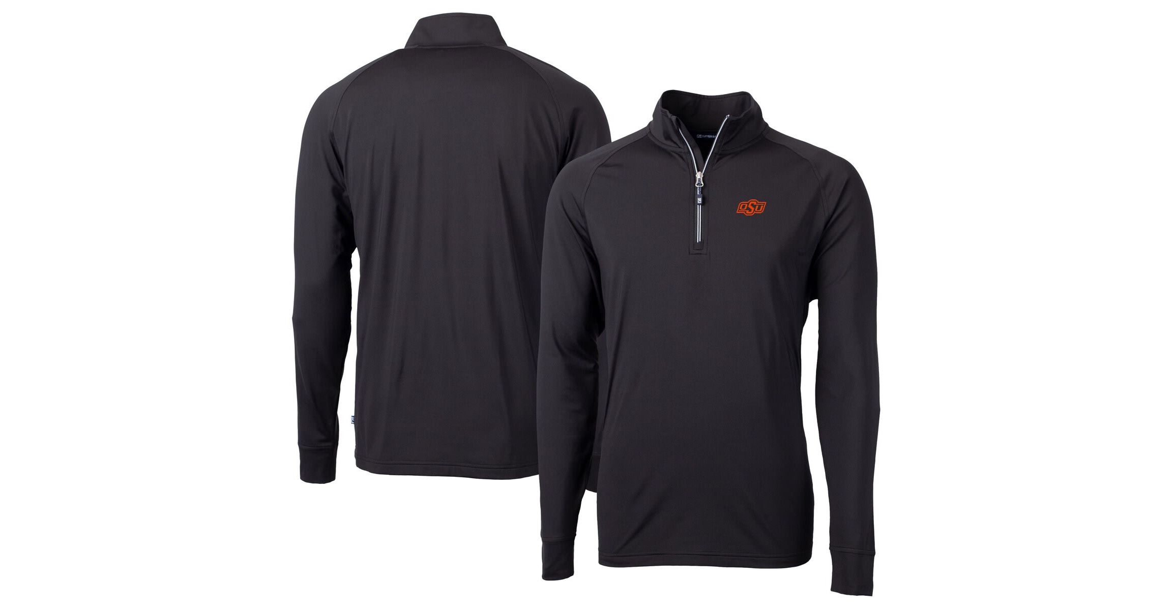 NCAA Oklahoma State Cowboys Adapt Eco Knit Quarter-Zip Pullover Jacket