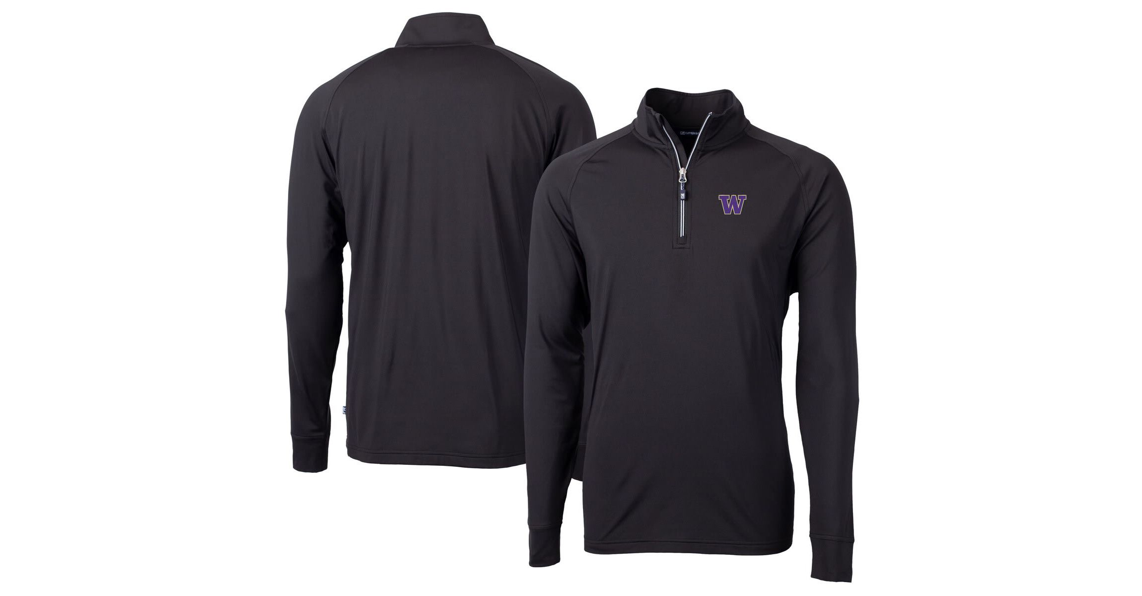 NCAA Washington Huskies Adapt Eco Knit Quarter-Zip Pullover Jacket