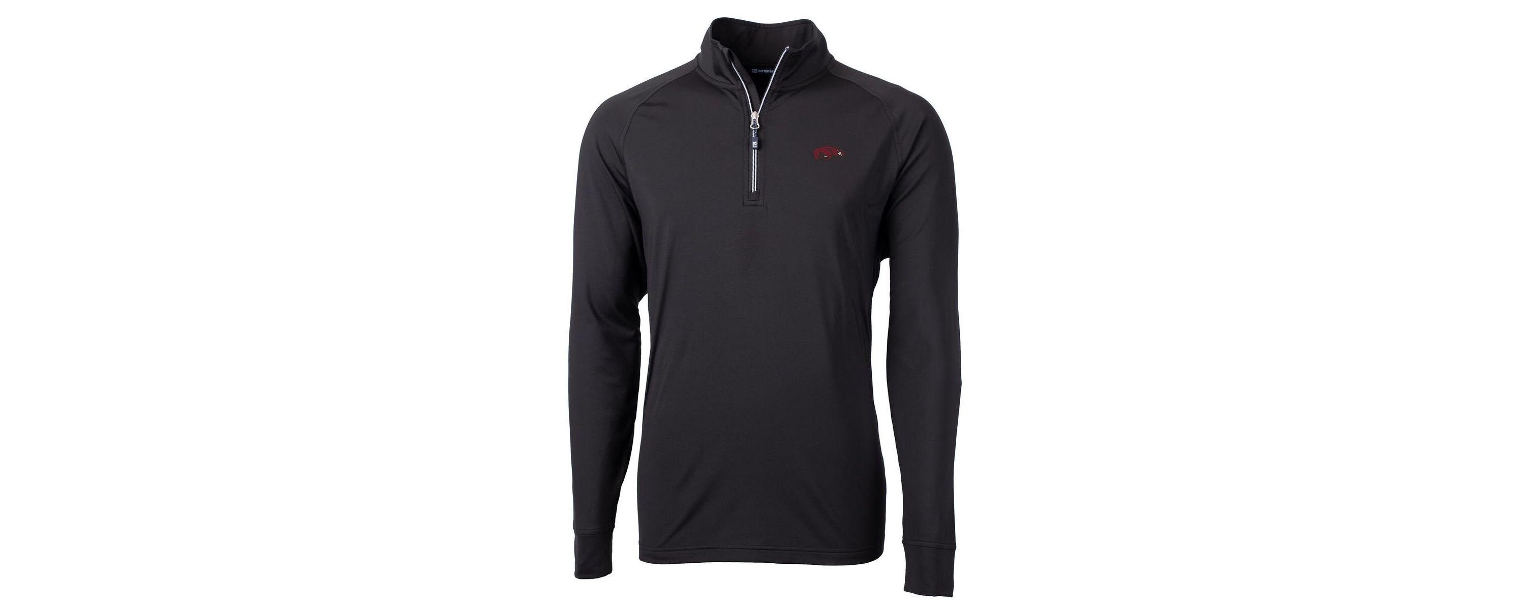 NCAA Arkansas Razorbacks Adapt Eco Knit Quarter-Zip Pullover Jacket