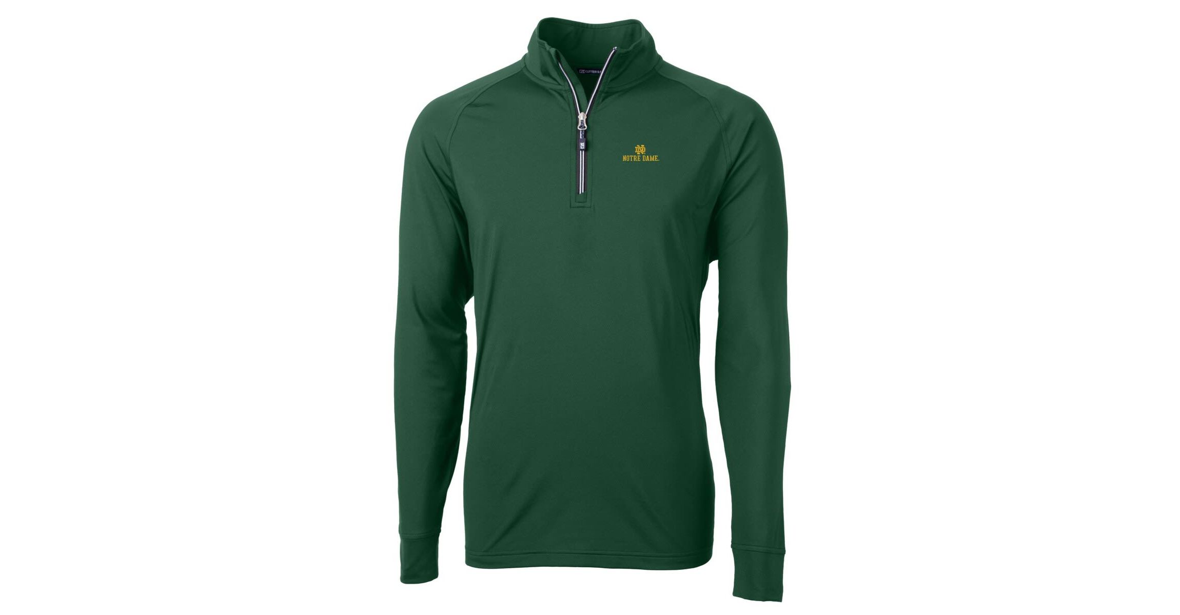 NCAA Notre Dame Fighting Irish Adapt Eco Knit Quarter-Zip Pullover Jacket