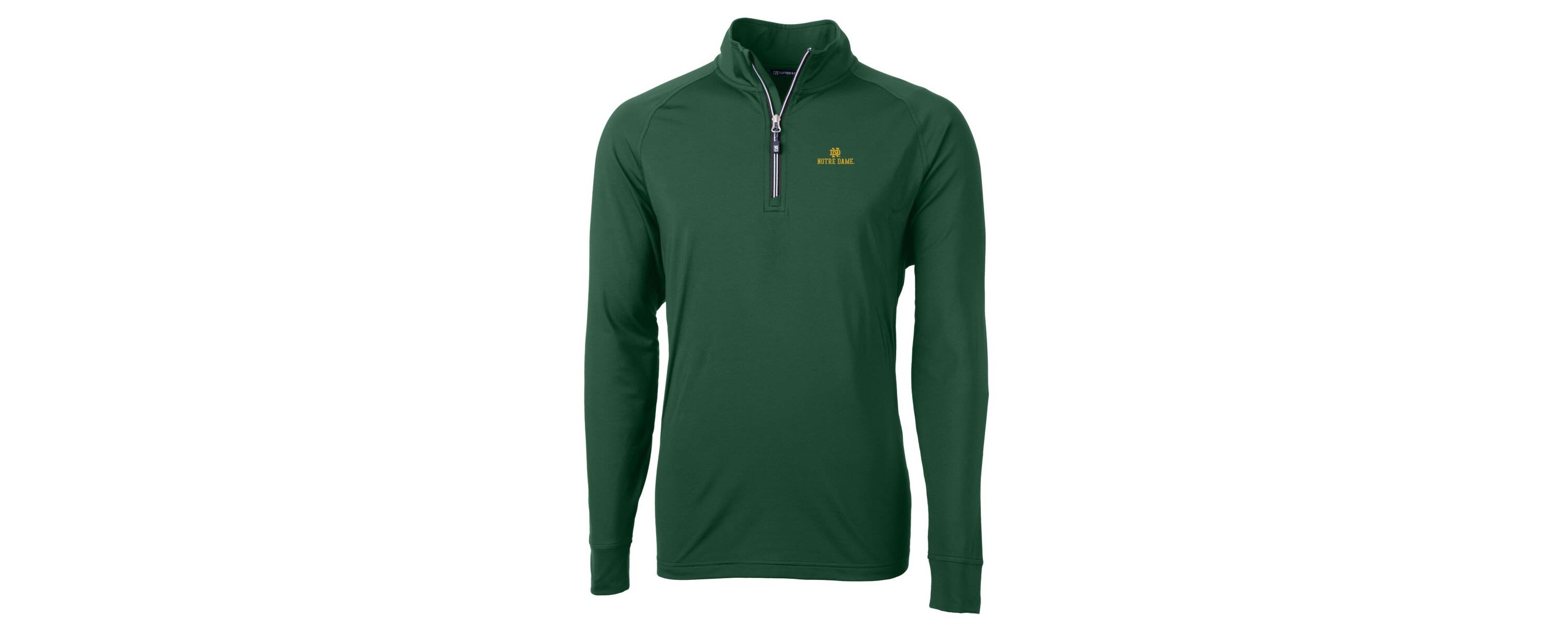 NCAA Notre Dame Fighting Irish Adapt Eco Knit Quarter-Zip Pullover Jacket