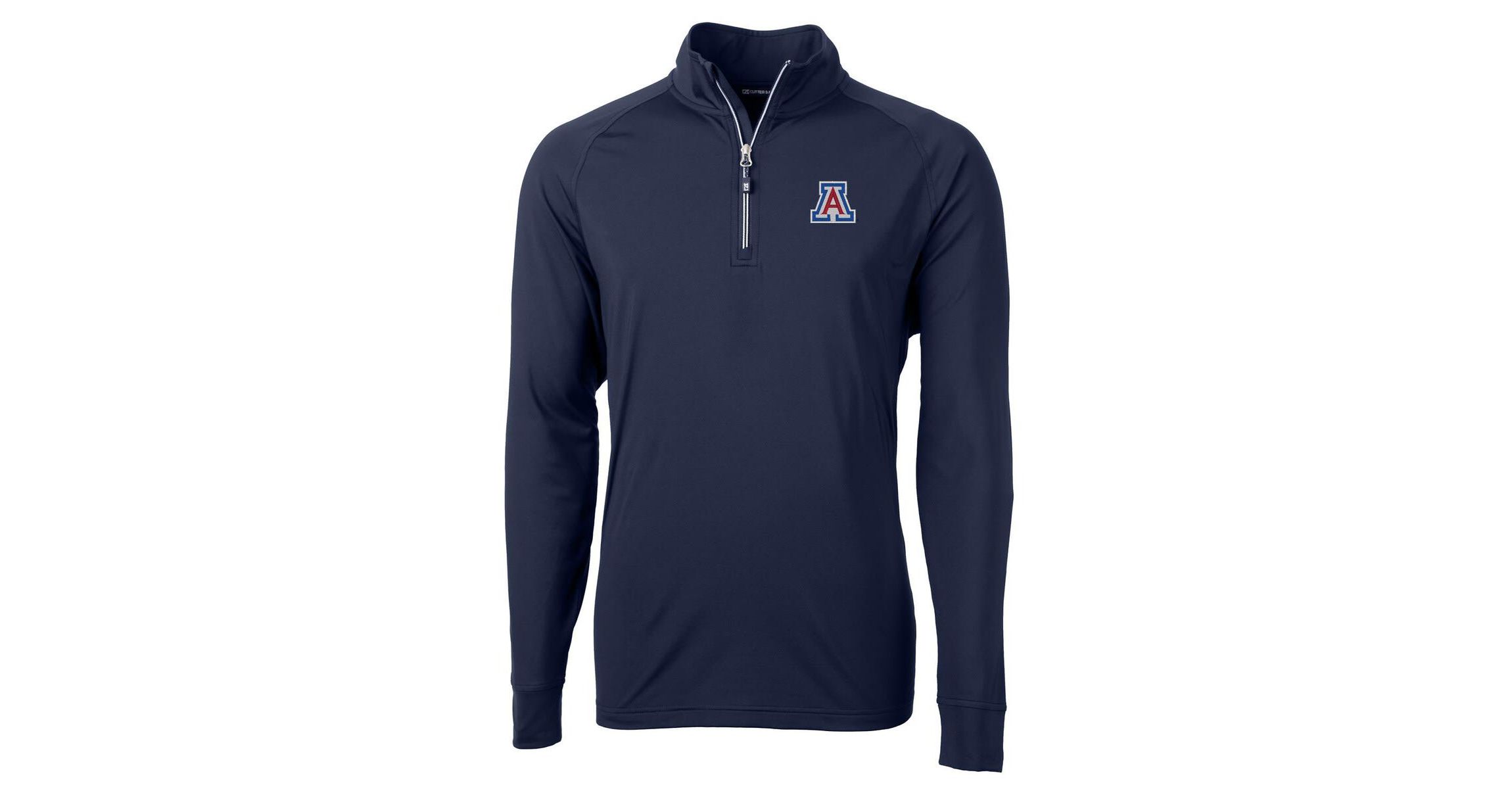 NCAA Arizona Wildcats Adapt Eco Knit Quarter-Zip Pullover Jacket