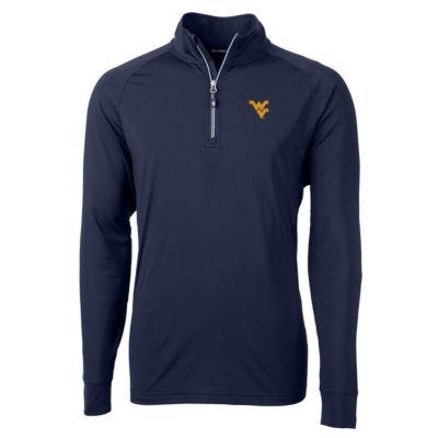 NCAA West Virginia Mountaineers Adapt Eco Knit Quarter-Zip Pullover Jacket