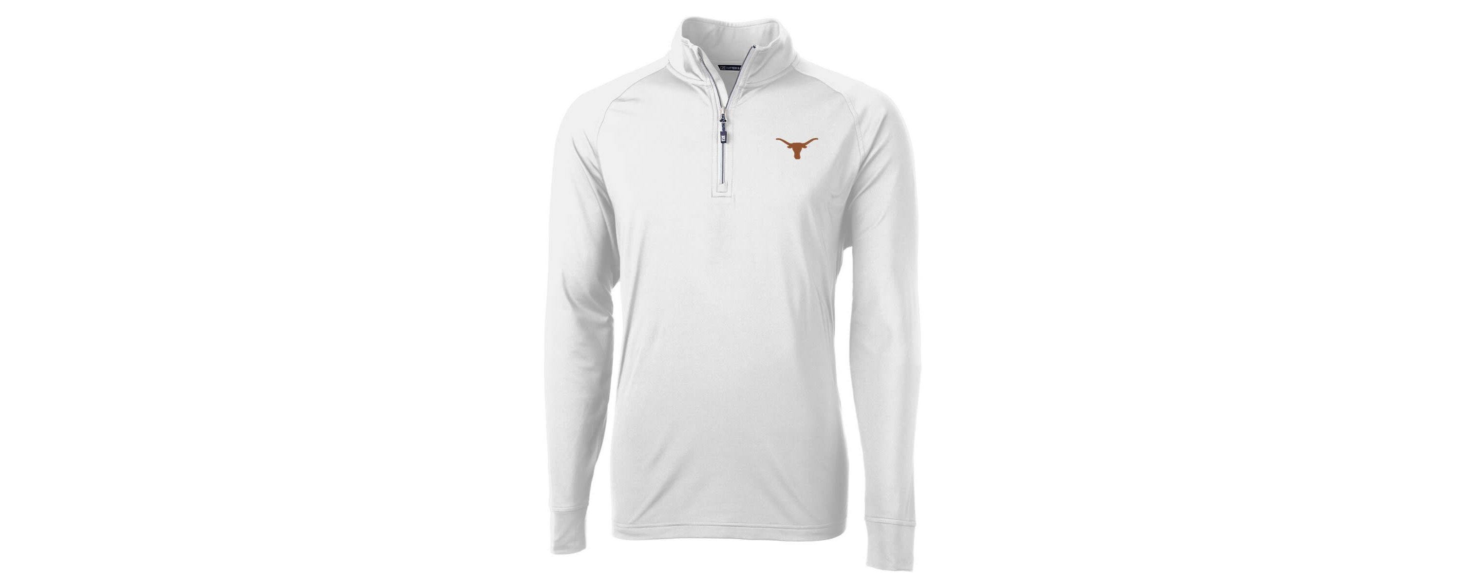 NCAA Texas Longhorns Adapt Eco Knit Quarter-Zip Pullover Jacket