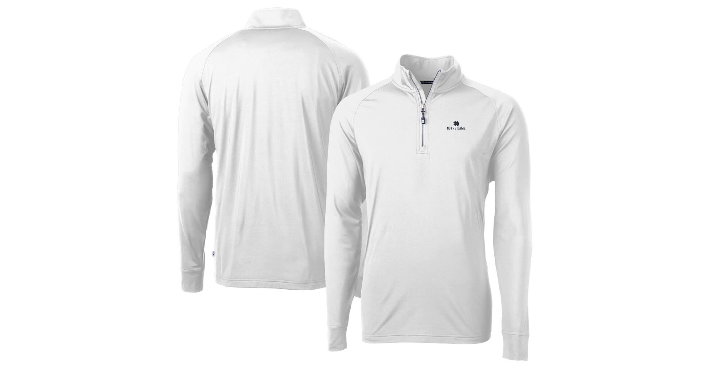 NCAA Notre Dame Fighting Irish Adapt Eco Knit Quarter-Zip Pullover Jacket