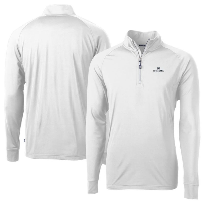 NCAA Notre Dame Fighting Irish Adapt Eco Knit Quarter-Zip Pullover Jacket