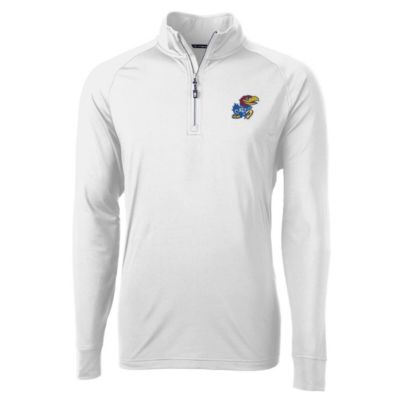 NCAA Kansas Jayhawks Adapt Eco Knit Quarter-Zip Pullover Jacket