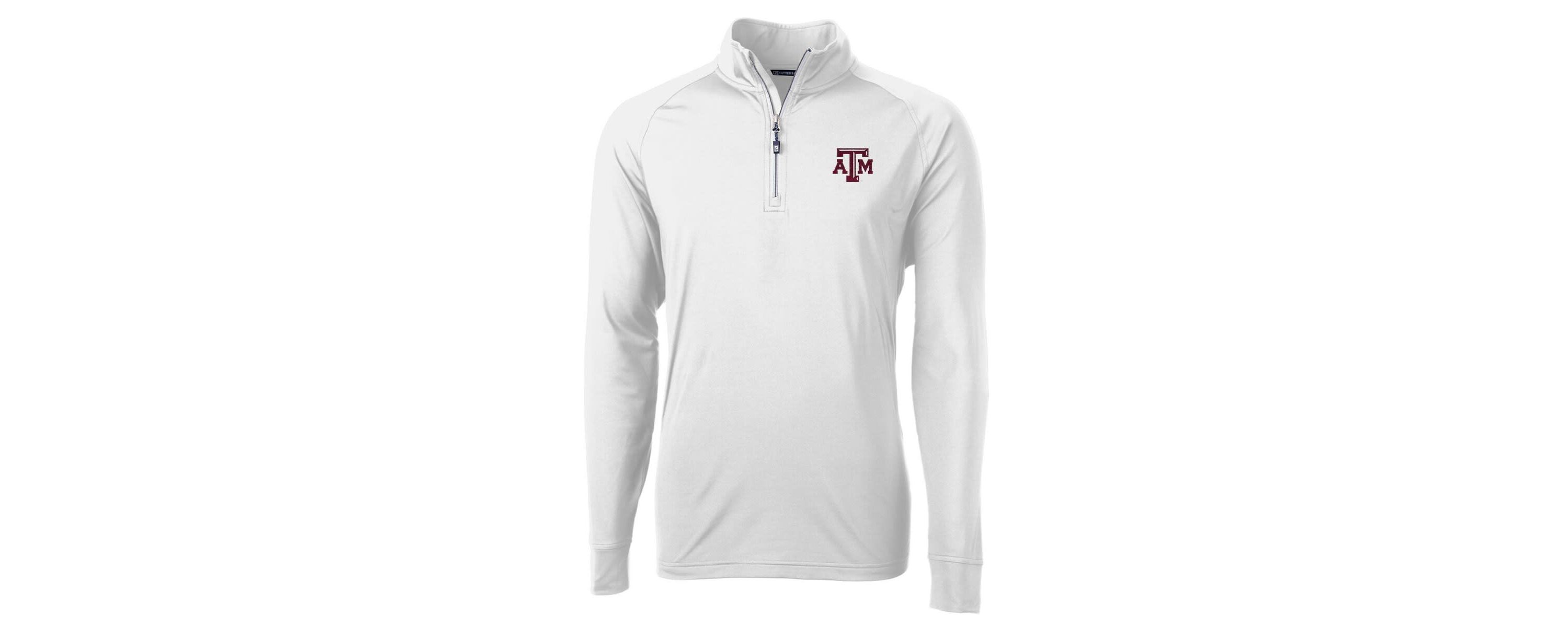 NCAA Texas A&M Aggies Adapt Eco Knit Quarter-Zip Pullover Jacket