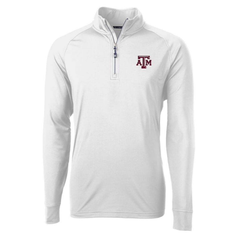 NCAA Texas A&M Aggies Adapt Eco Knit Quarter-Zip Pullover Jacket