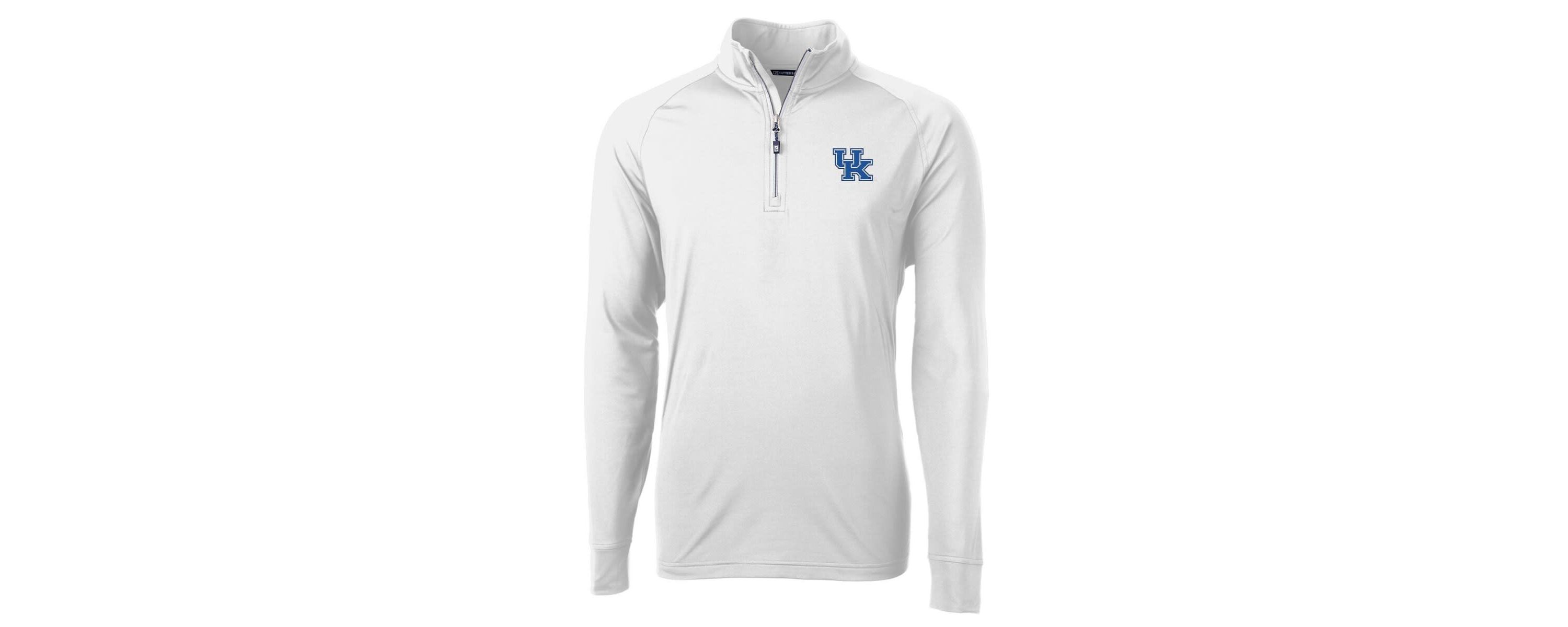 NCAA Kentucky Wildcats Adapt Eco Knit Quarter-Zip Pullover Jacket