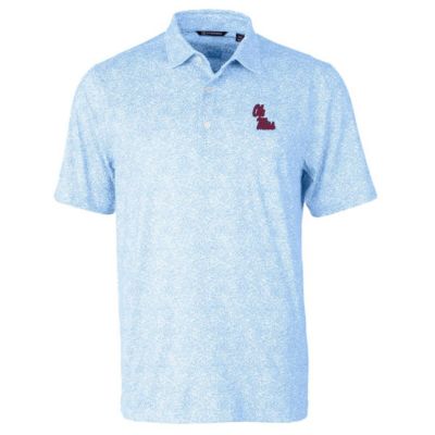 NCAA Light Ole Miss Rebels Pike Constellation Print Stretch Polo