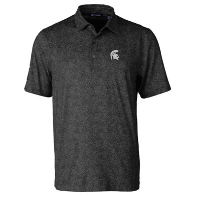 NCAA Michigan State Spartans Pike Constellation Print Stretch Polo