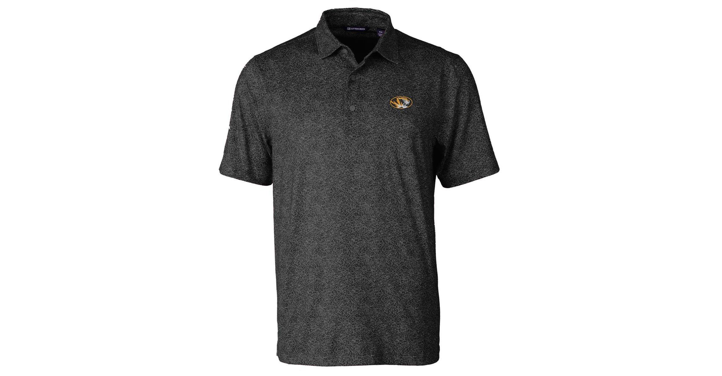 NCAA Missouri Tigers Pike Constellation Print Stretch Polo