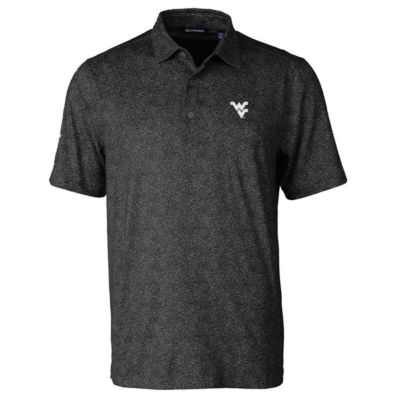 NCAA West Virginia Mountaineers Pike Constellation Print Stretch Polo