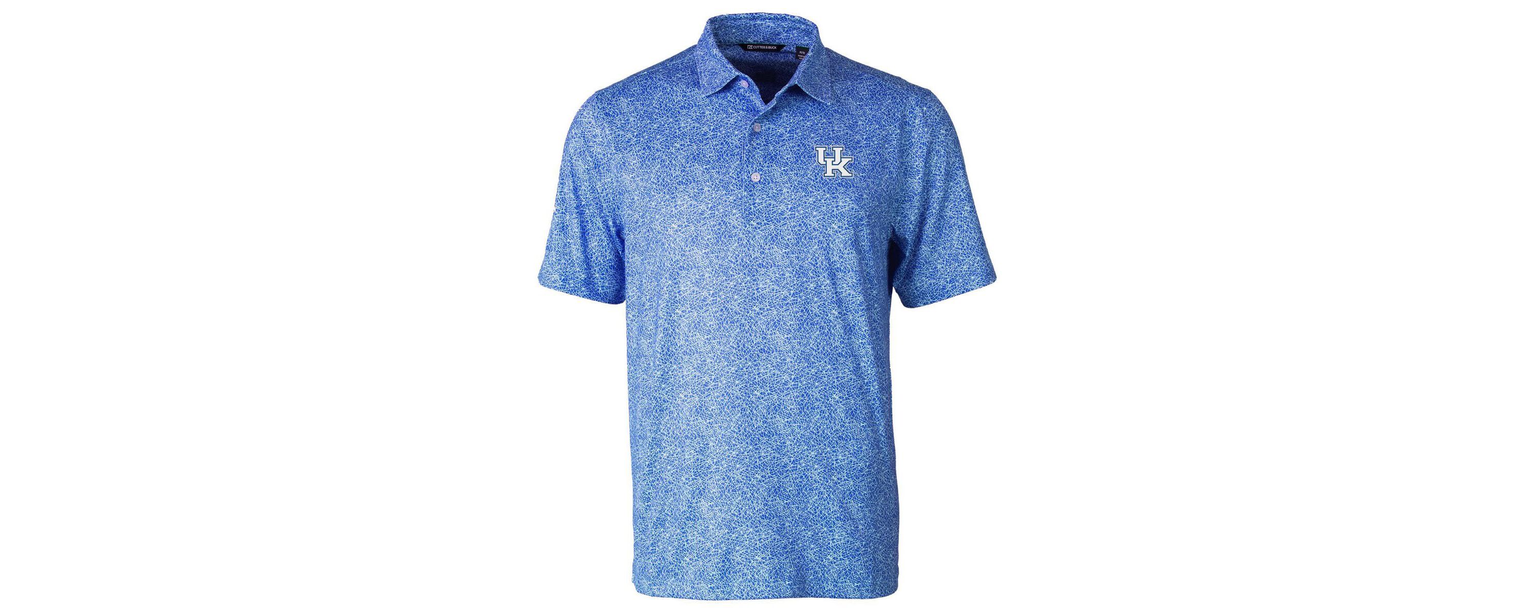 NCAA Kentucky Wildcats Pike Constellation Print Stretch Polo