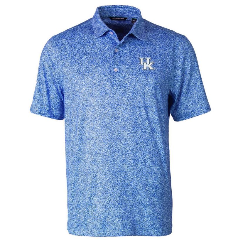 NCAA Kentucky Wildcats Pike Constellation Print Stretch Polo