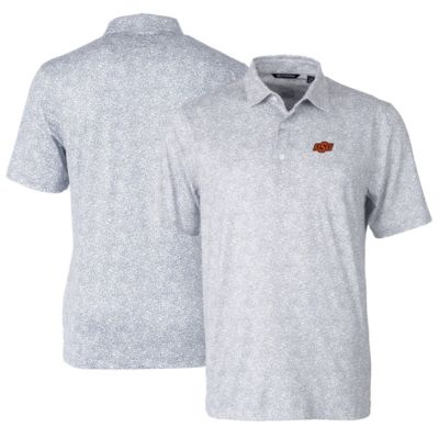 NCAA Oklahoma State Cowboys Pike Constellation Print Stretch Polo