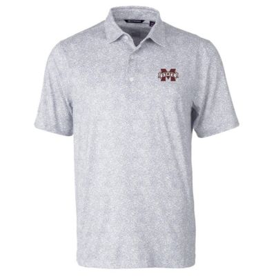 NCAA Mississippi State Bulldogs Pike Constellation Print Stretch Polo