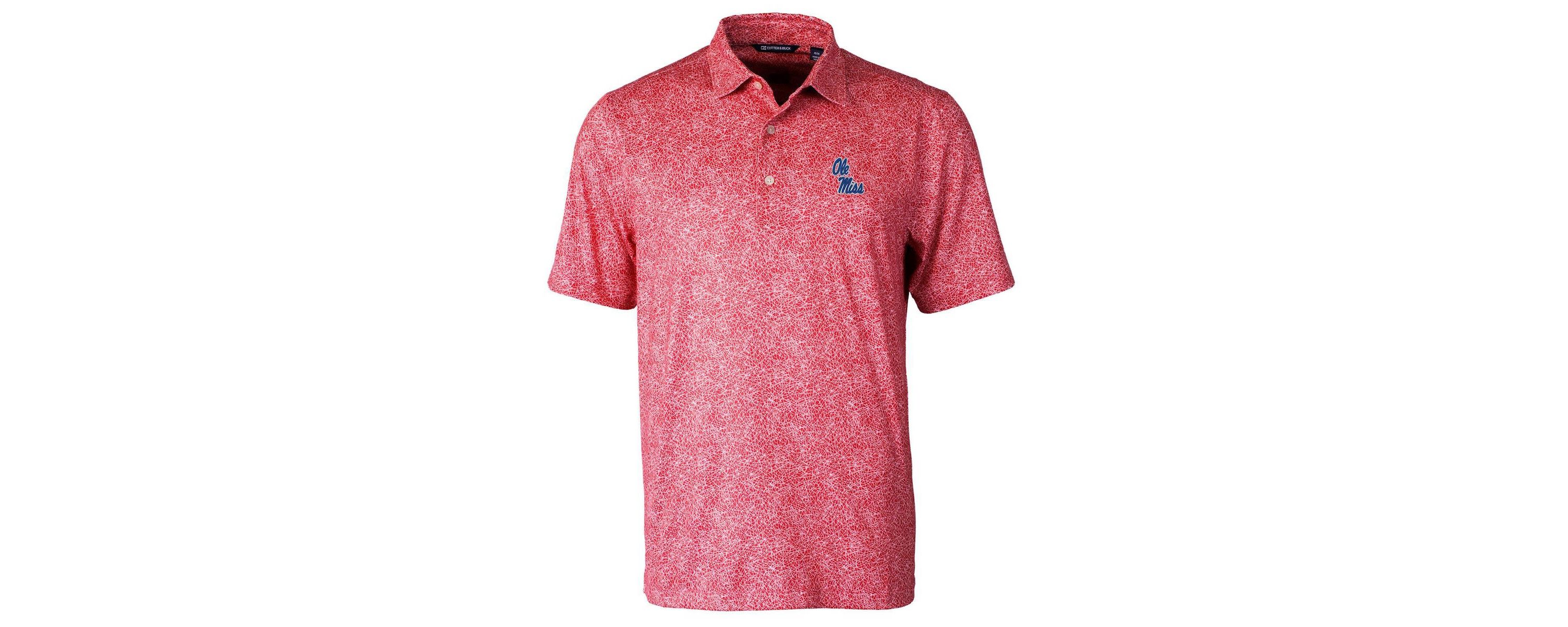 NCAA Ole Miss Rebels Pike Constellation Print Stretch Polo