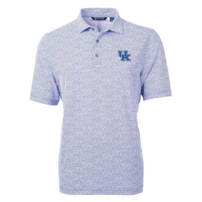 NCAA Kentucky Wildcats Virtue Eco Pique Botanical Print Polo