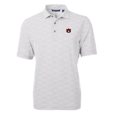 NCAA Auburn Tigers Virtue Eco Pique Botanical Print Polo