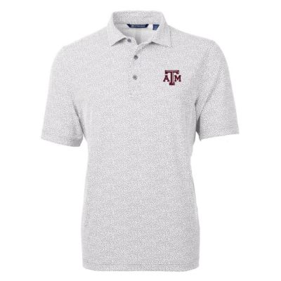 NCAA Texas A&M Aggies Virtue Eco Pique Botanical Print Polo