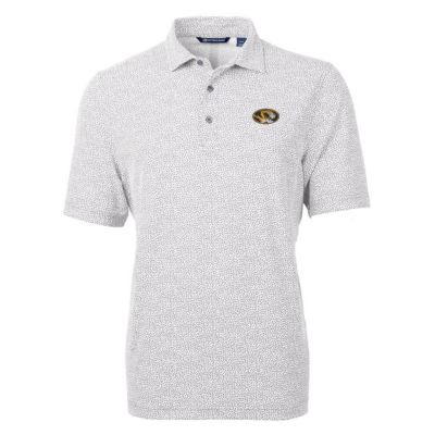 NCAA Missouri Tigers Virtue Eco Pique Botanical Print Polo