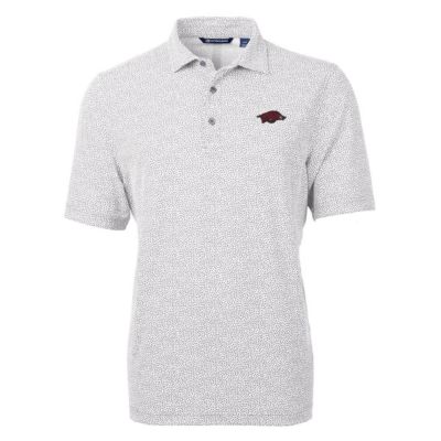 NCAA Arkansas Razorbacks Virtue Eco Pique Botanical Print Polo