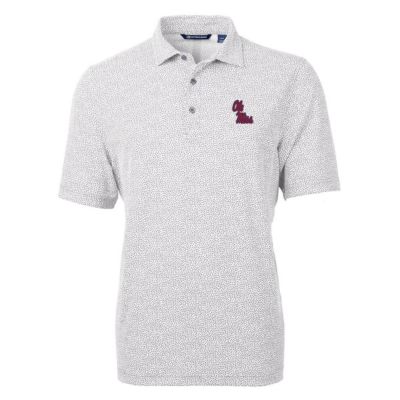 NCAA Ole Miss Rebels Virtue Eco Pique Botanical Print Polo