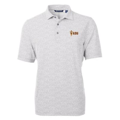 NCAA Arizona State Sun Devils Virtue Eco Pique Botanical Print Polo