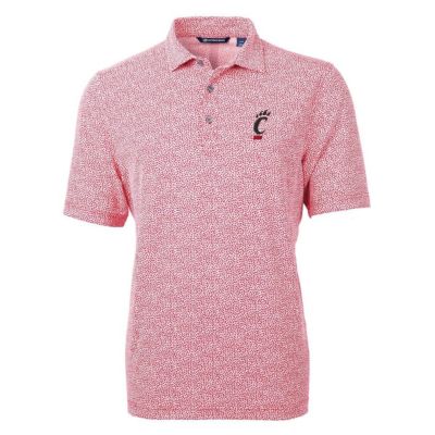 NCAA Cincinnati Bearcats Virtue Eco Pique Botanical Print Polo