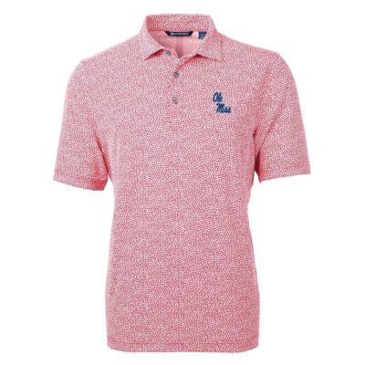 NCAA Ole Miss Rebels Virtue Eco Pique Botanical Print Polo